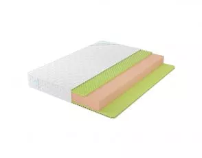Беспружинный матрас средней жесткости 140х200 см Lonax Roll Relax Plus