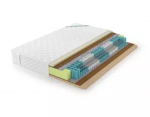 Матрас с эффектом памяти 140х190 см Lonax Ассорти Memory Latex Medium TFK 5 zone